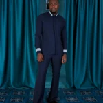 Aso odun 2 piece navy1 1 1.webp bespoke fashion design by Patrick Slim
