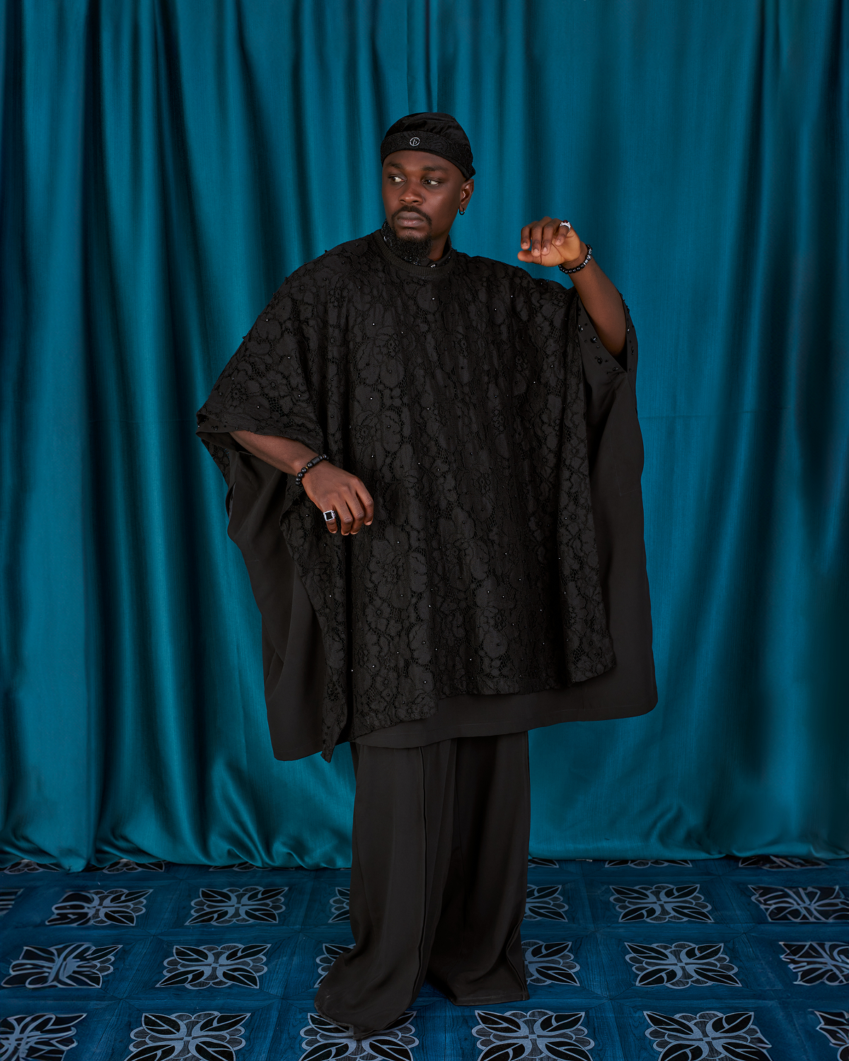 Aso Odun Layered 3 Piece Black