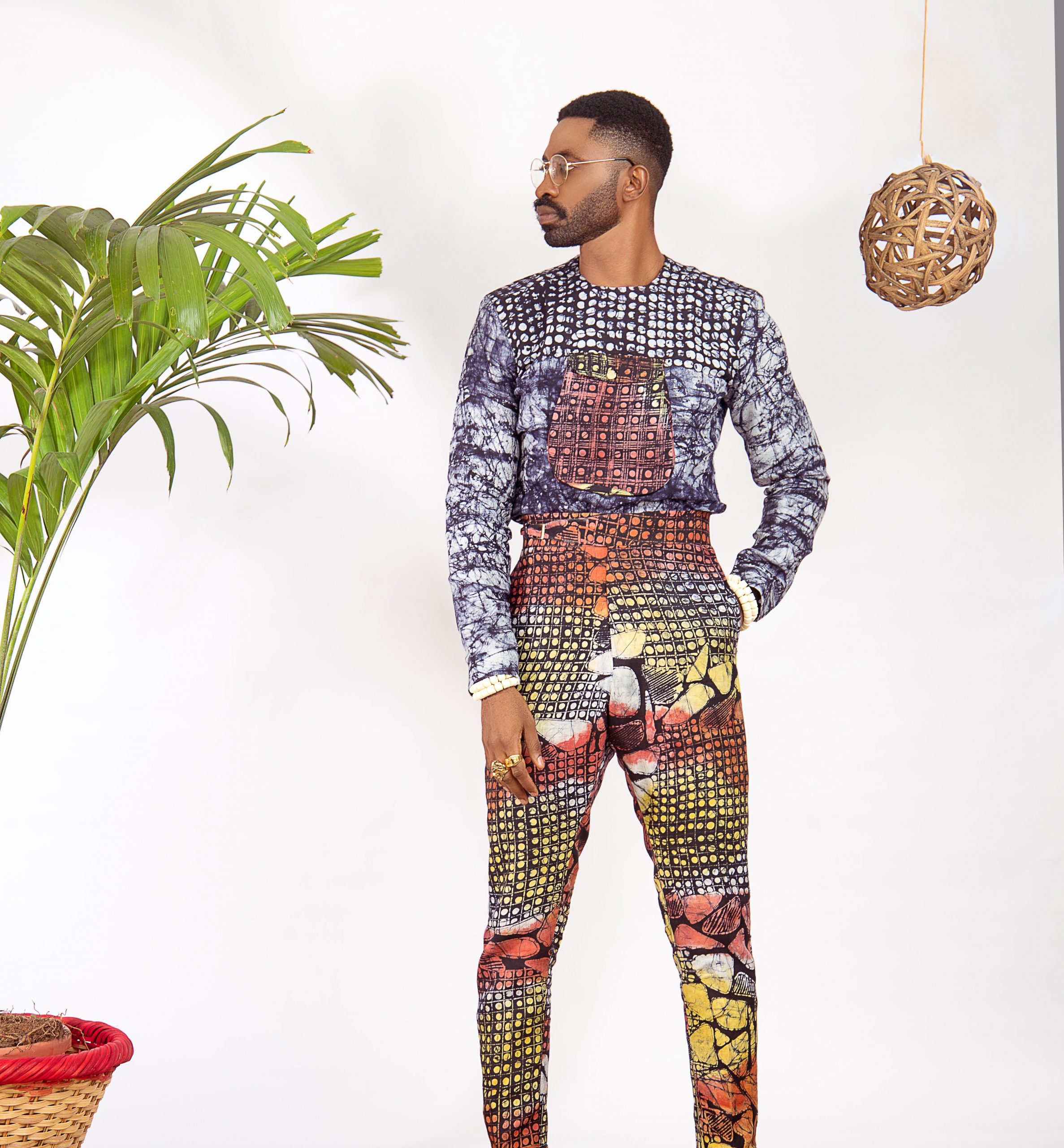 Okunrin Igbalódé 2-piece mix-match adire