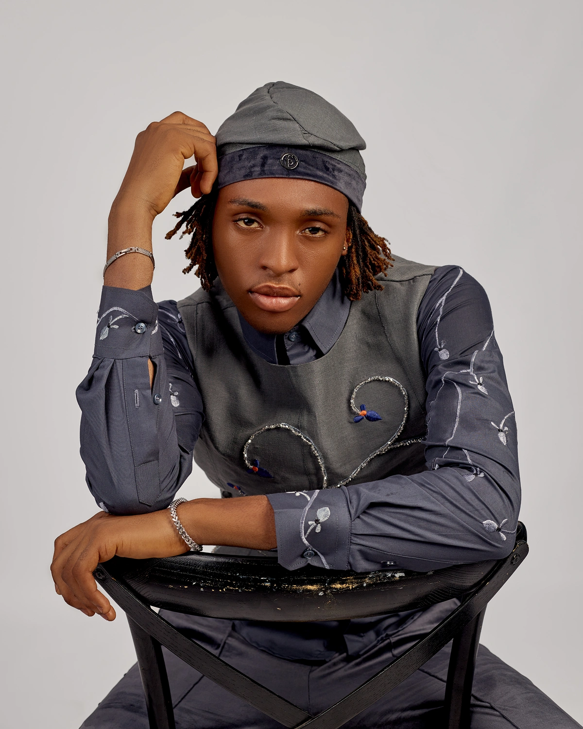 Omo Eko Vest Set Grey