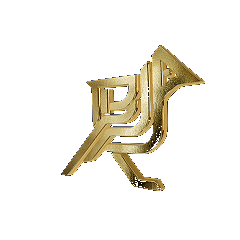 Partrick Slim Logo GIF Gold